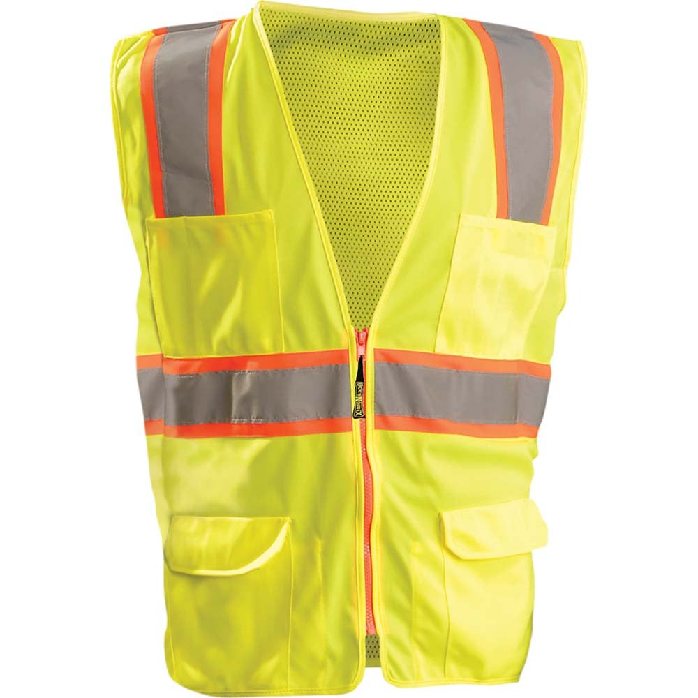 OCCUNOMIX Occunomix LUX-ATRNSM-Y3X Class 2 Hi-vis Safety Vest
