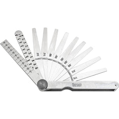 STARRETT Starrett 51170 Tapered Feeler Gage Set 9 Piece