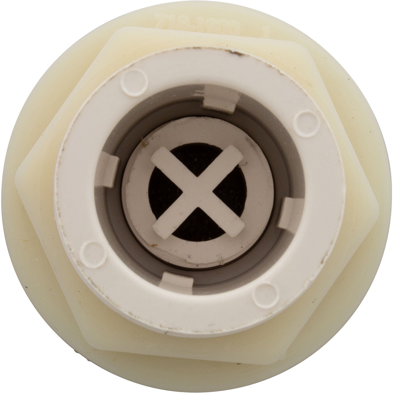 WATERWAY PLASTICS Waterway Plastics 660-3100 Air Control Scalloped Spa White