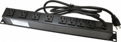 WIREMOLD Wiremold J08B0B 8-outlet Rack Mount Power Strip 120V 15A
