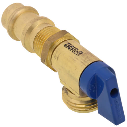 EVERFLOW Everflow 541R Press 1/4 Turn Washing Machine Valve Top Handle (Blue)