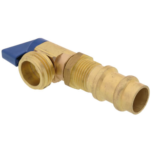 EVERFLOW Everflow 541R Press 1/4 Turn Washing Machine Valve Top Handle (Blue)