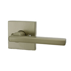 KWIKSET Kwikset 966HFLSQT-15.UNIV Halifax Lever Handleset Trim Satin Nickel