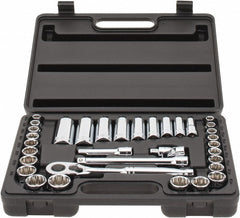STANLEY Stanley 85-405 34 Pc 3/8 in Drive Socket Set Sae Metric