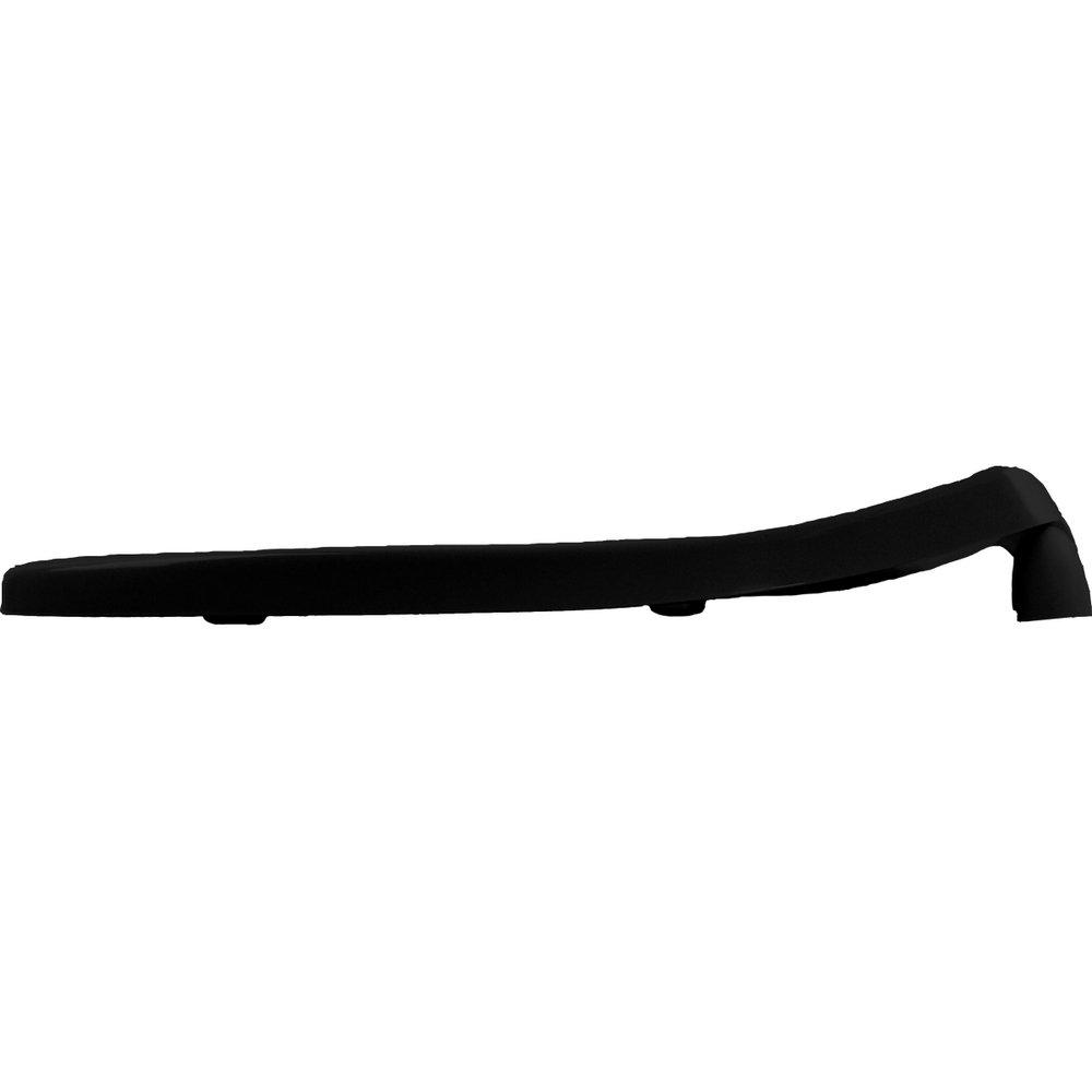 BEMIS Bemis 1655SSCT 047 Elongated Open Front Toilet Seat in Black