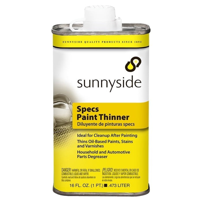 SUNNYSIDE Sunnyside 70416 Specs Paint Thinner 1 Pint