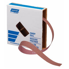 Norton 66261126270 Very Fine Aluminum Oxide Abrasive Roll, 150 ft. Length X 1 inch Width, 240 Grit