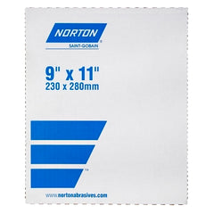 Norton 66261181507 Fine Aluminum Oxide Sanding Sheet P240 Grit 11L x 9W 50 Pack