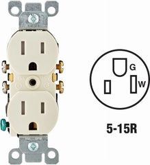 LEVITON Leviton Mfg Co N04-T5320-00T Tamper-resistant Duplex Outlet
