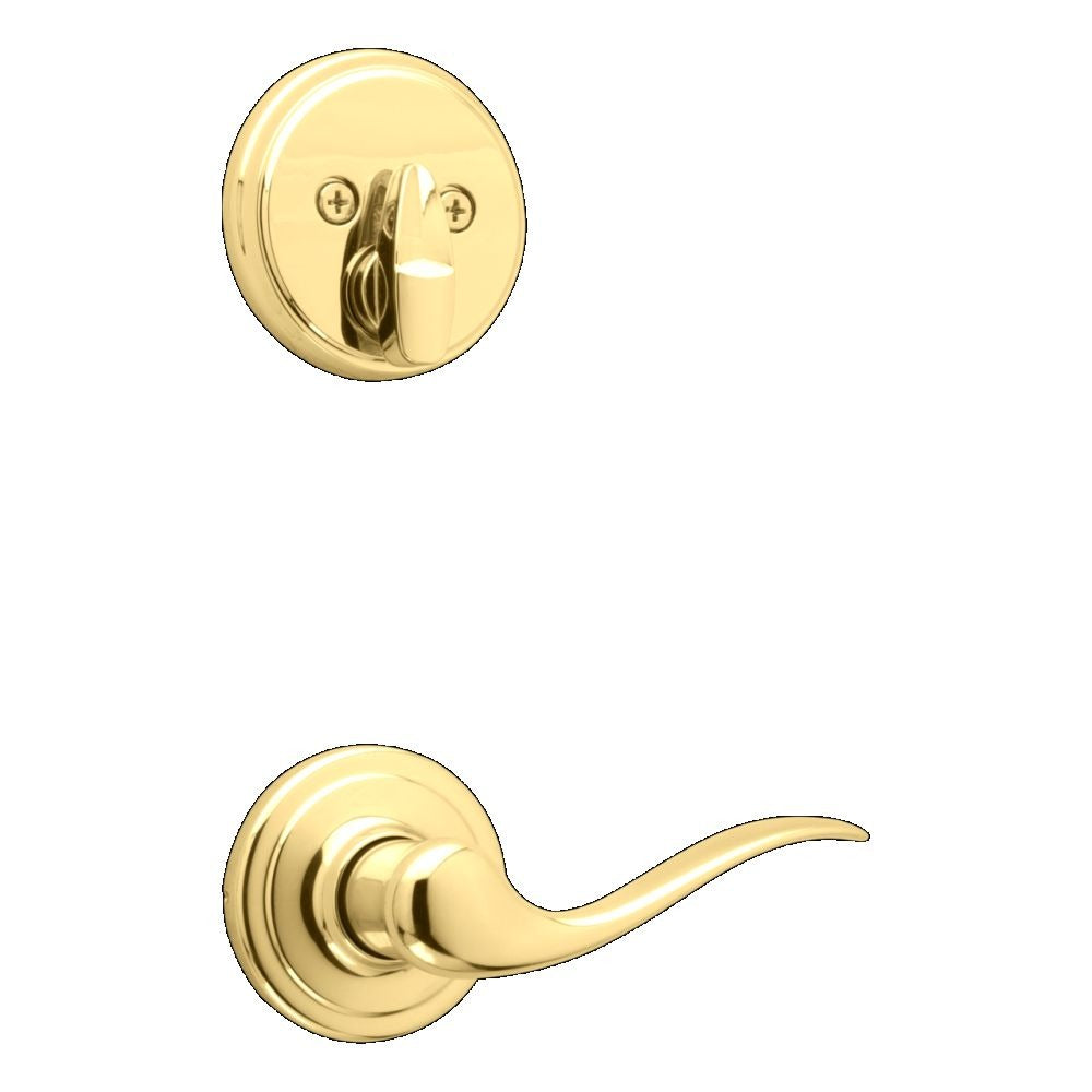 KWIKSET Kwikset 971TNLRH-3 Interior Lever Trim Bright Brass
