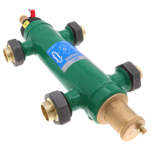 CALEFFI Caleffi 549597A SEP4 4-in-1 Magnetic Hydraulic Separator 1-1/4 Sweat Unions