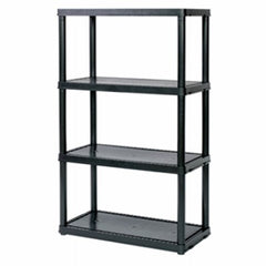 GRACIOUS LIVING Gracious Living 91006MAXIT-1C-96 4-shelf Plastic Shelving Unit