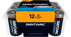 RAYOVAC Rayovac 813-12PPF D Alkaline Batteries 12 Pack 813-12PPF