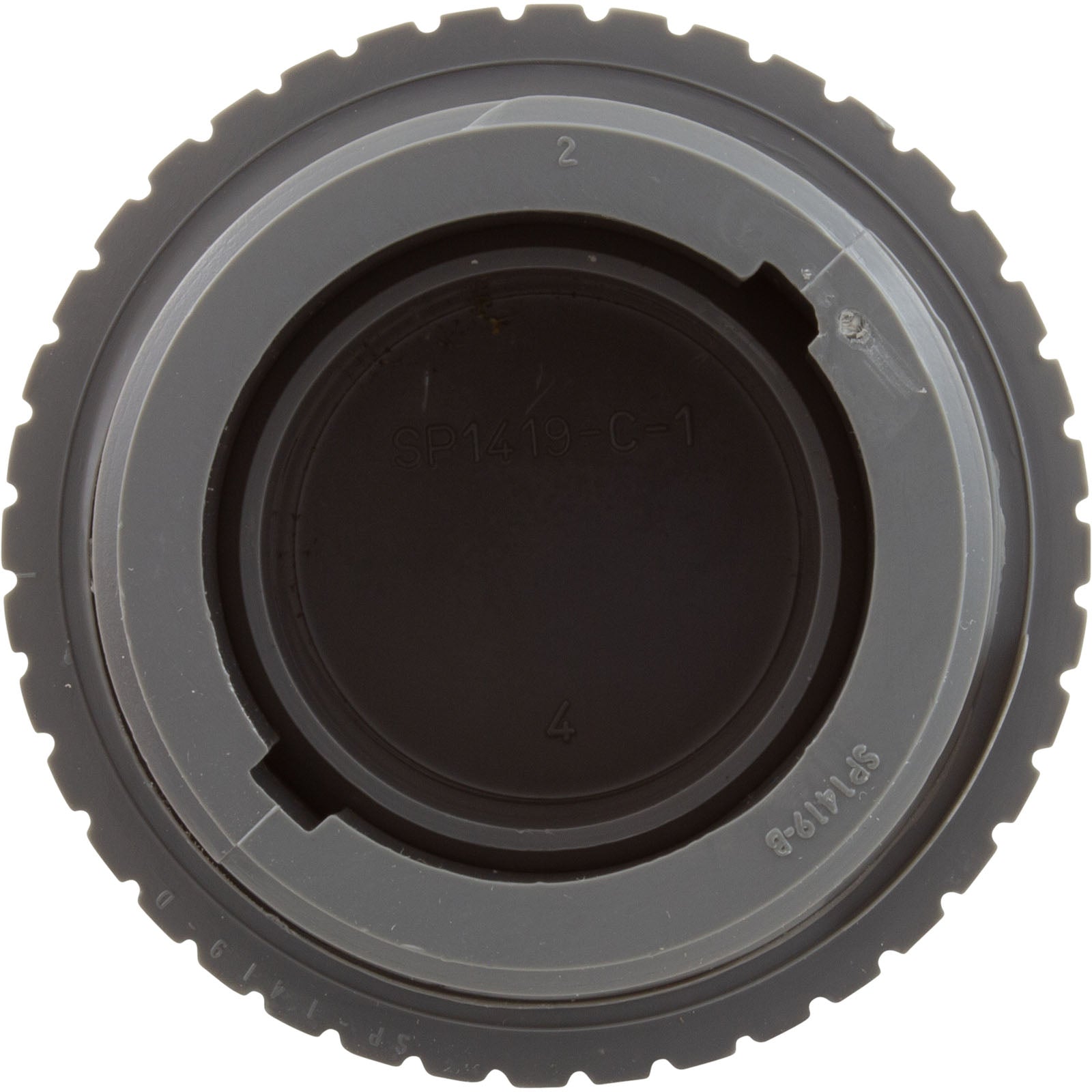HAYWARD Hayward SP1419ADGR Hydrosweep Directional Flow Slotted Inlet Fitting 1-1/2 MIP, Dark Gray