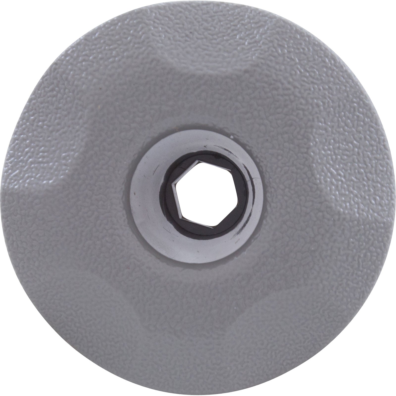 WATERWAY PLASTICS Waterway Plastics 215-9837 Jet Face Large Size 5 Scallop Textured Gray Ozone Cluster