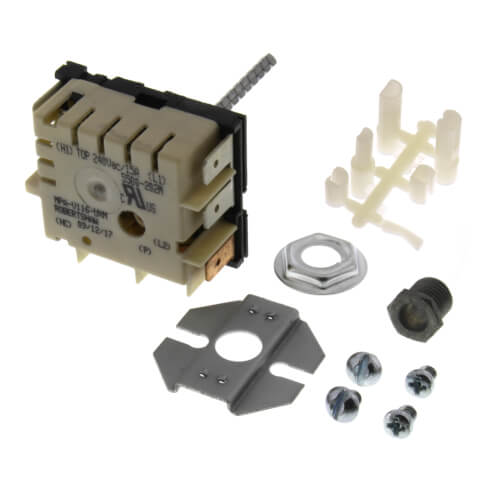 ROBERTSHAW Robertshaw 5500-202 Uni-Kit Universal Electric Range Infinite Switch, Non Push To Turn, Adjustable Shaft