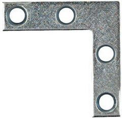 NATIONAL HARDWARE National Mfg N266-460 Flat Corner Iron 1.5 in Zinc 40 Pack