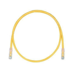 PANDUIT Panduit UTPSP18YLY Cat 6 Copper Patch Cord 18in Yellow
