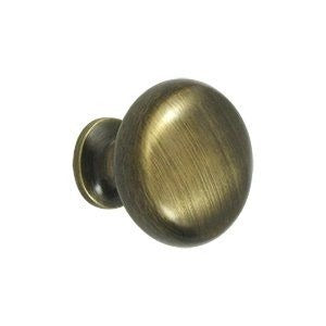 DELTANA Deltana KRH114U5 Round Hollow Knob Antique Brass