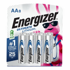 ENERGIZER Eveready Battery Co L91SBP-8 Aa Lithium Battery 8 Pack