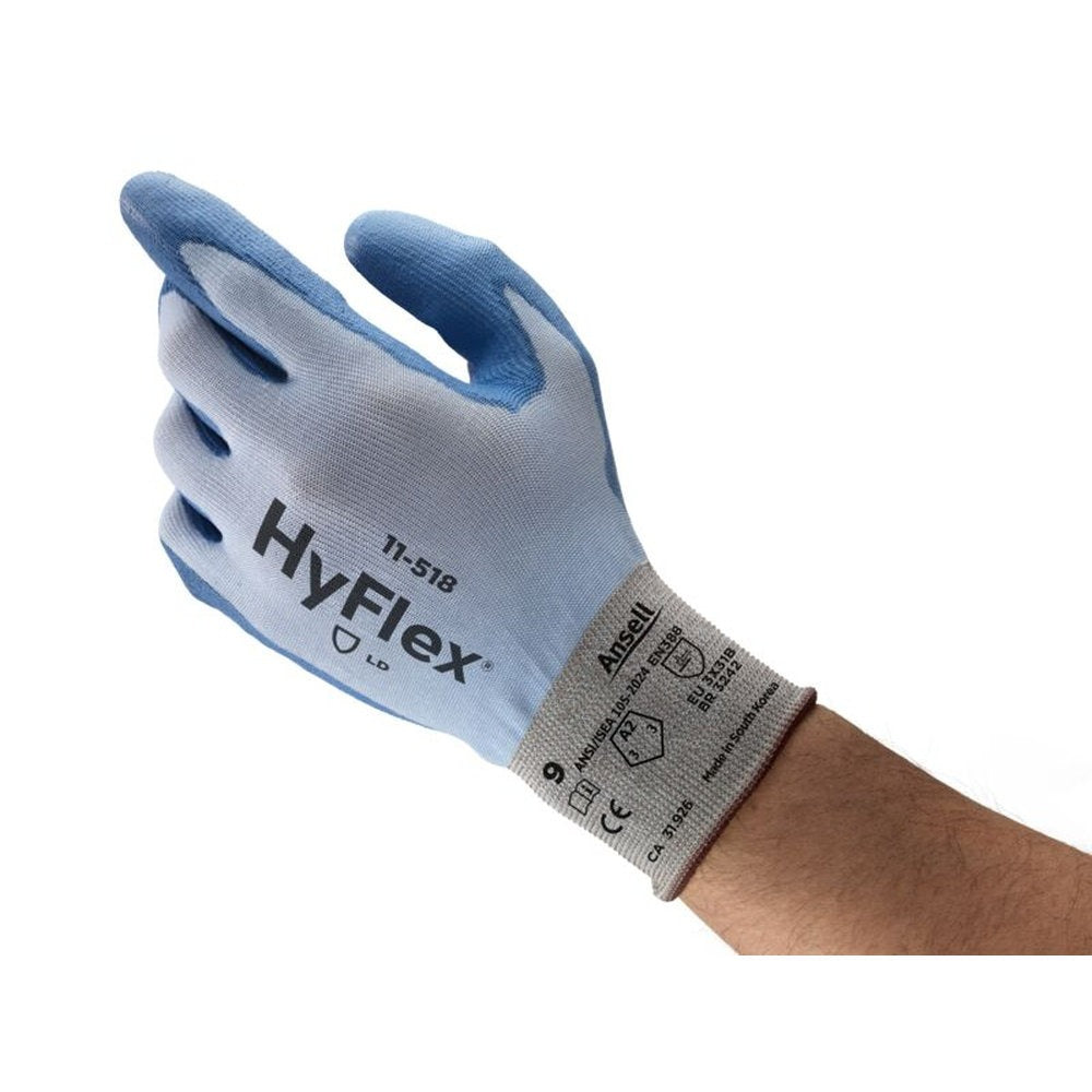 ANSELL Ansell 284070 Hyflex 11-518 Protective Gloves Size 11