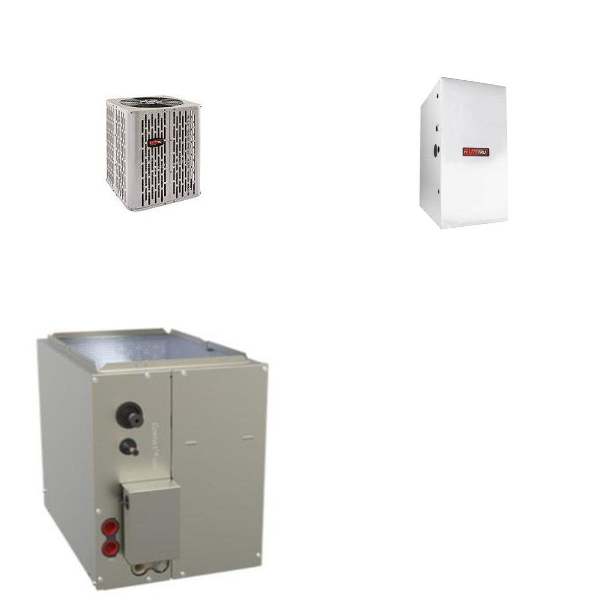 TRANE TRANE 48000 BTU R-454B 15.2 SEER2 Central Heat Pump + Furnace + Coil