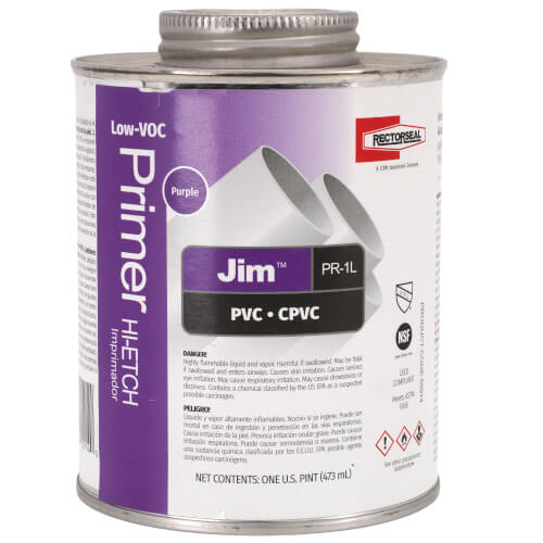 RECTORSEAL Rectorseal 55914 Jim PR-1L Purple Low Voc Hi-Etch Primer 16 Oz