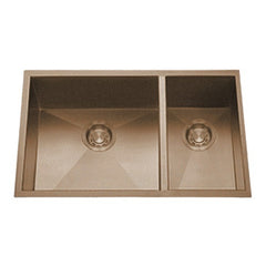 DAKOTA Dakota Plumbing Products DSZ-7030CP 70/30 Undermount Kitchen Sink