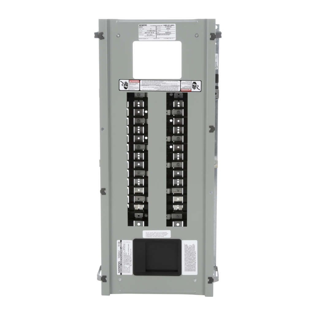 SIEMENS Siemens P1X30MC250AT 208 Star/120 Volt 250 Amp 30 Circuit 3-Phase 4-Wire Aluminum Bus Convertible Main Panelboard