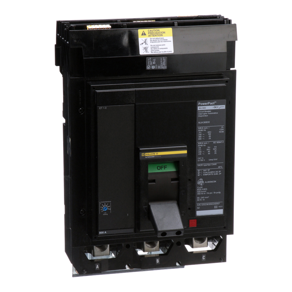 SCHNEIDER ELECTRIC MJA36800 CIRCUIT BREAKERS