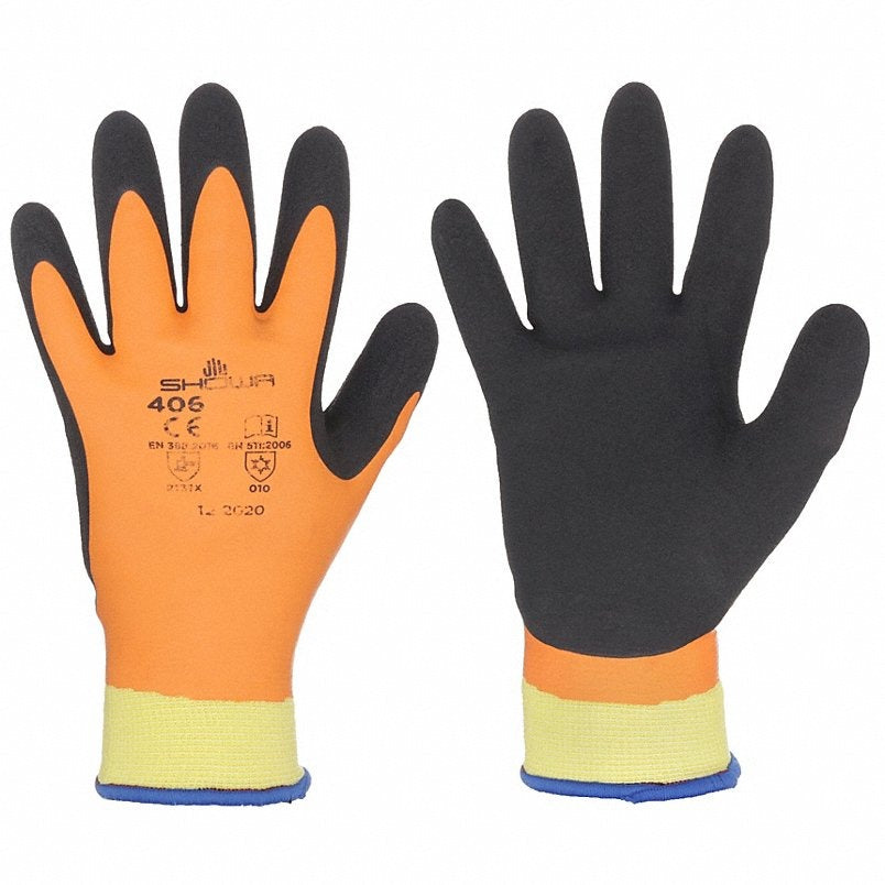 SHOWA Showa 406xxl-10 Foam Latex Coated Gloves 2XL