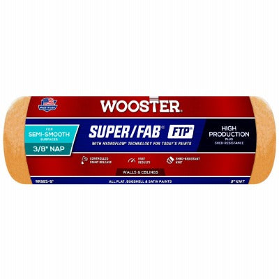 WOOSTER Wooster Brush RR923-9 Roller Cover 9 Inch 3/8 Nap