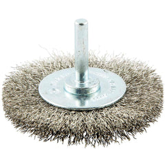 NORTON Norton 66252838972 Wheel Brush 3 in Crimped Ss