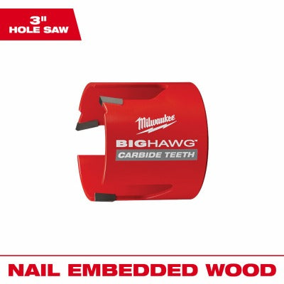 MILWAUKEE Milwaukee 49-56-9230 Big Hawg Carbide Hole Cutter 3 Inches