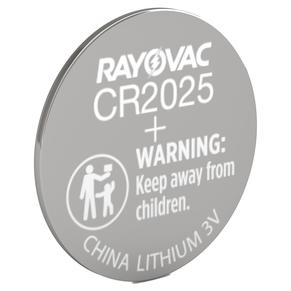 RAYOVAC Rayovac KECR2025-1 CR2025 3V Lithium Coin Cell Battery