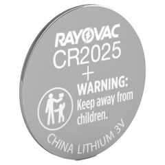 RAYOVAC Rayovac KECR2025-1 CR2025 3V Lithium Coin Cell Battery