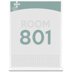 DEFLECTO Deflecto DEF590801 Superior Image Double-Sided Sign Holder 8.5 x 11 (1 Each)