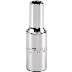 PROTO Proto J5007MH Deep Hand Socket 7mm 6-point 3/8 Drive