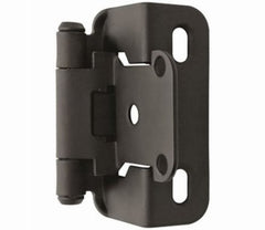 AMEROCK Amerock BPR7550FB Partial Wrap Cabinet Hinge Flat Black