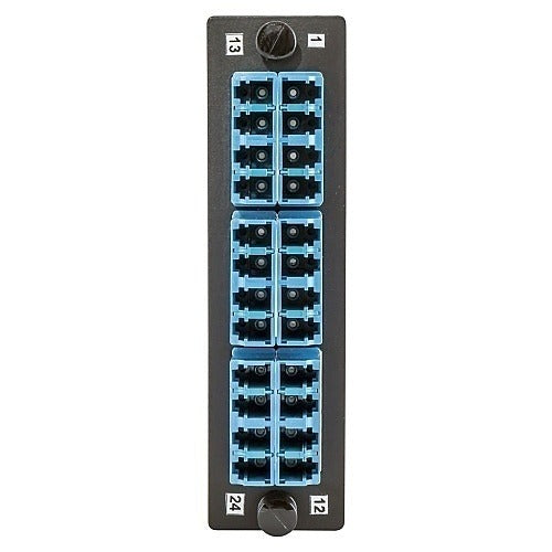 HUBBELL Hubbell Premise Wiring FSPLCQS6H4B Fiber Adapter Panel