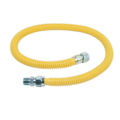 BRASSCRAFT Brasscraft CSSC24-36 ProCoat stainless steel gas connector 125000 BTU (36 in., 3/4 in. FIP x 1/2 in. MIP)