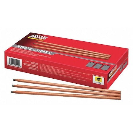 ARCAIR Arcair 24064003C Copperclad CutSkill DC Copperclad Jointed Arc Gouging Electrode 3/8 x 17 (100 Each Per Carton) 24064003C