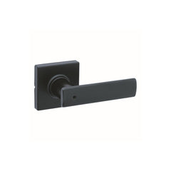 KWIKSET Kwikset 300BRNLSQT-514 Breton Privacy Lever Lock Matte Black