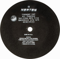 NORTON Norton 69083125993 Cut-off Wheel 24in Aluminum Oxide Type 1