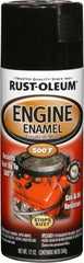 RUST-OLEUM Rust-oleum 248932 Engine Enamel Spray 12 Oz Black Gloss