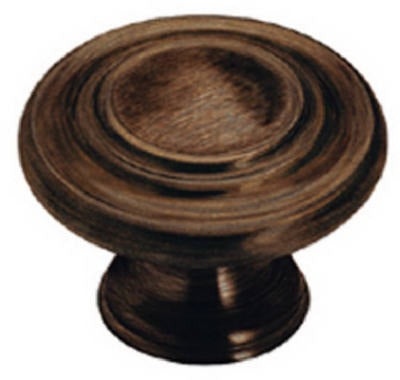 AMEROCK Amerock BP1586ORB 3-ring Cabinet Knob Oil Rubbed Bronze