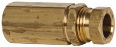 PARKER Parker 66HD-6-4 Compression X Fnpt Brass Connector 1/4 in