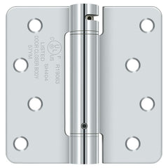 DELTANA Deltana DSH4R426 Spring Hinge 4x4 Radius Bright Chrome