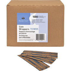 SPARCO Sparco SPRTCW05 Flat Coin Wrappers Pack of 1000 (TCW05)