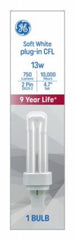 GE G E Lighting 13578 13W Compact Fluorescent Bulb 2700K